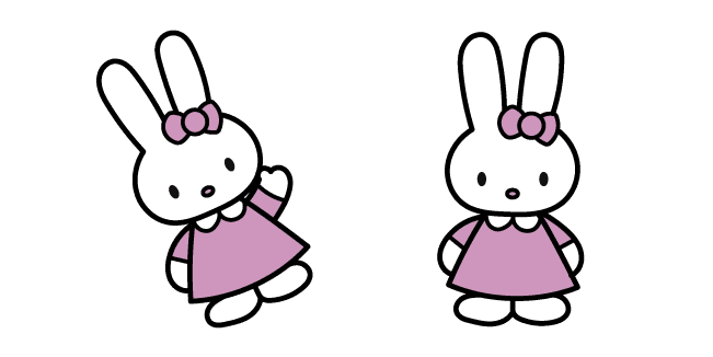 Cathy the Bunnycustom cursor pack