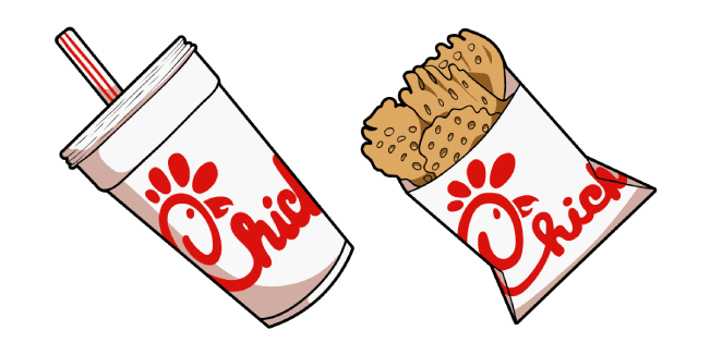 Chick-fil-A Soda Drink and Waffle Potato Friescustom cursor pack