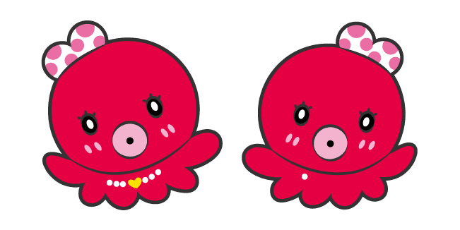 Chu-Chu-Ta-co the Red Octopuscustom cursor pack