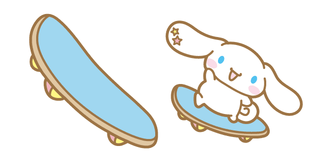 Cinnamoroll and Skateboardcustom cursor pack