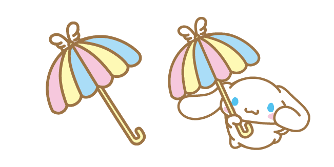 Cinnamoroll and Umbrellacustom cursor pack