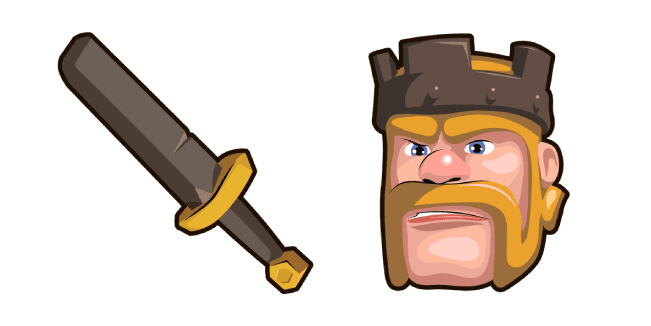 Clash of Clans Barbarian King Swordcustom cursor pack