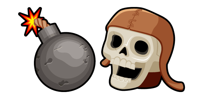 Clash of Clans Wall Breaker and Bombcustom cursor pack