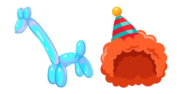 Clown and Giraffe Ballooncustom cursor pack