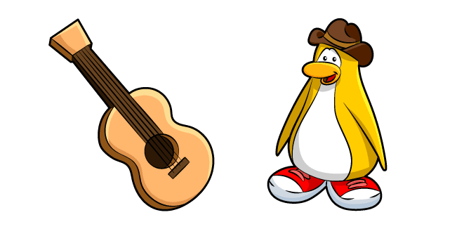 Club Penguin Franky and Guitarcustom cursor pack