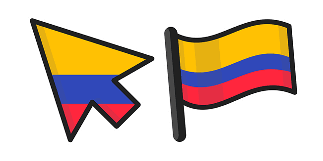 Colombia Flagcustom cursor pack