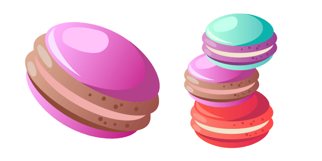 Colorful Macaronscustom cursor pack