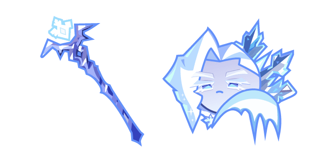 Cookie Run Frost Queen Cookiecustom cursor pack