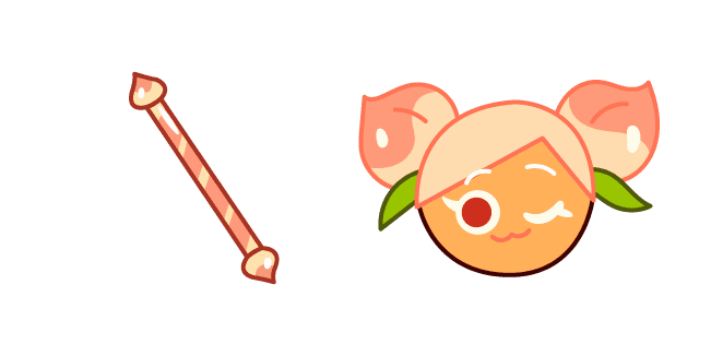 Cookie Run Peach Cookiecustom cursor pack