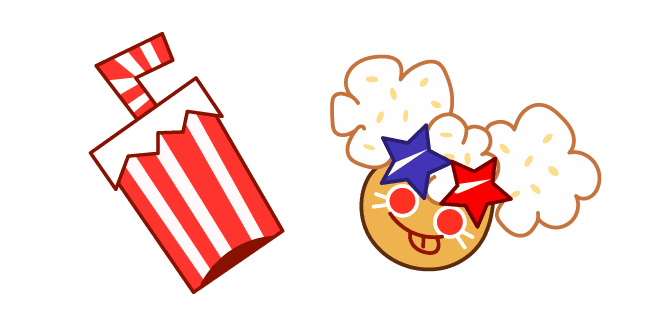 Cookie Run Popcorn Cookiecustom cursor pack