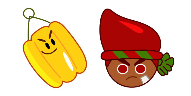 Cookie Run Red Pepper Cookie and Paprikacustom cursor pack