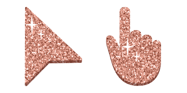 Copper Glittercustom cursor pack