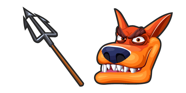 Crash Bandicoot Tiny Tiger and Tridentcustom cursor pack