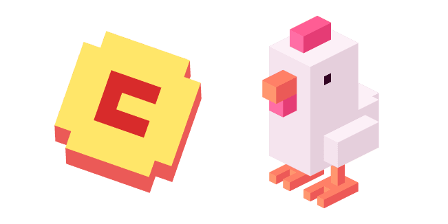 Crossy Road Chickencustom cursor pack