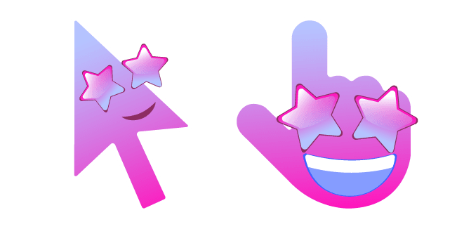 Cursoji - Star-Struck Facecustom cursor pack