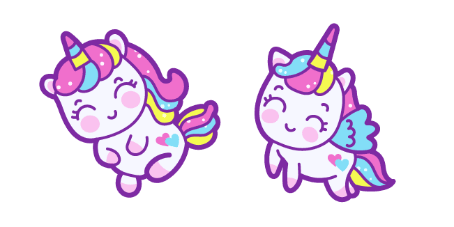 Cute Baby Unicorncustom cursor pack