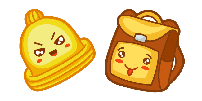 Cute Bell and Backpackcustom cursor pack