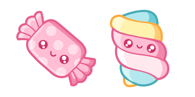 Cute Candy and Marshmallowcustom cursor pack