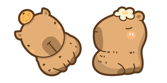 Cute Capybaracustom cursor pack