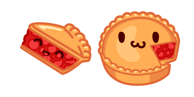 Cute Cherry Piecustom cursor pack