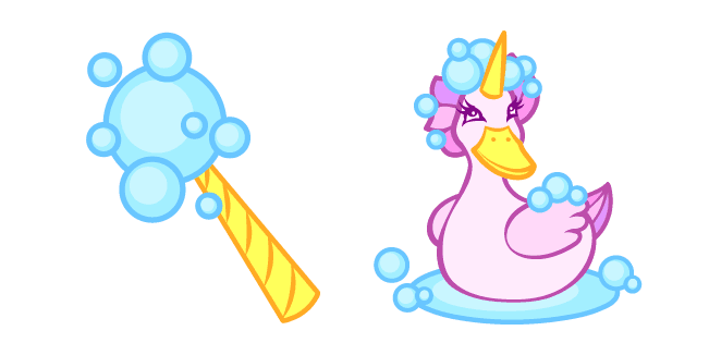 Cute Duck Unicorn Bathcustom cursor pack