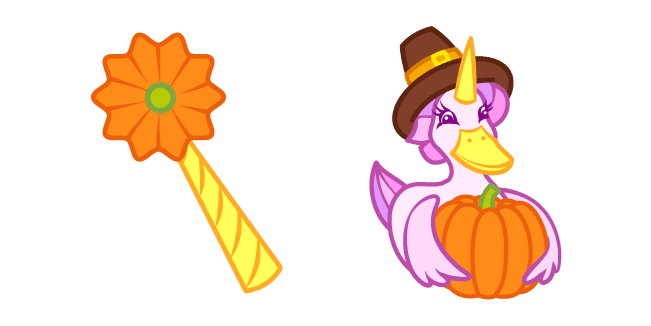 Cute Duck Unicorn Thanksgiving Daycustom cursor pack