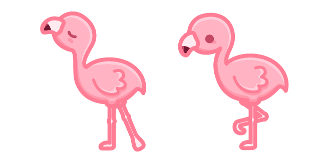 Cute Flamingocustom cursor pack