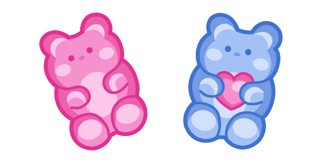 Cute Gummy Bearscustom cursor pack