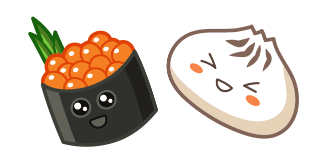 Cute Gunkan Maki and Baozicustom cursor pack