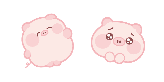 Cute Happy Pigcustom cursor pack