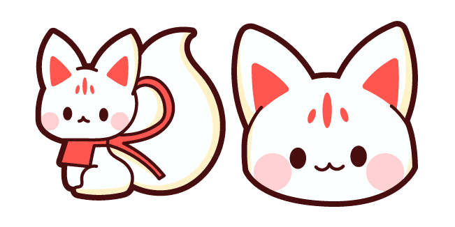 Cute Kitsunecustom cursor pack