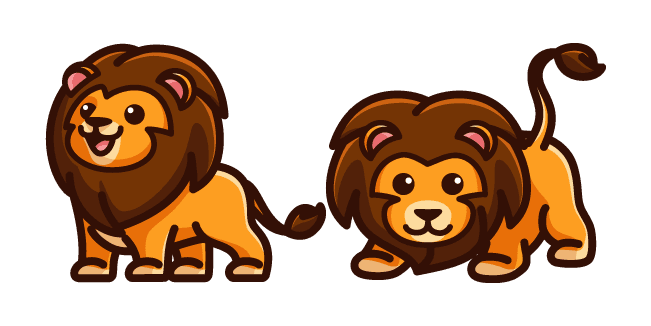 Cute Lioncustom cursor pack