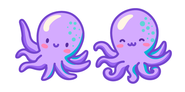 Cute Octopuscustom cursor pack