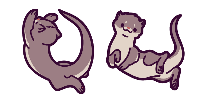 Cute Ottercustom cursor pack