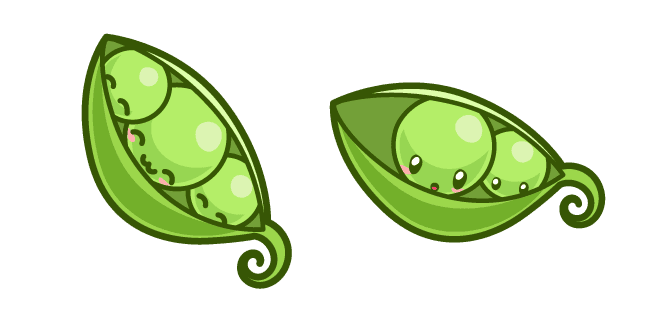 Cute Peascustom cursor pack