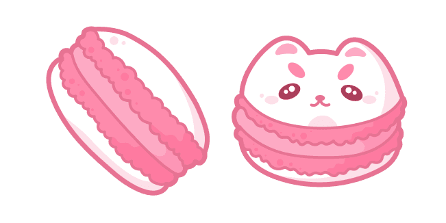 Cute Pink Cat-Macaroncustom cursor pack