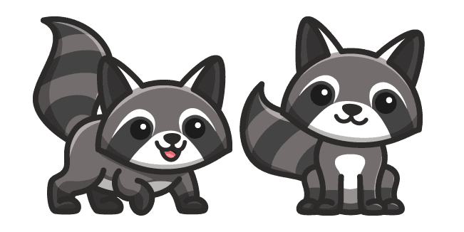 Cute Racooncustom cursor pack