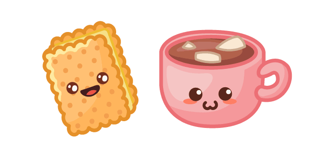 Cute Sandwich Cookie and Cocoacustom cursor pack