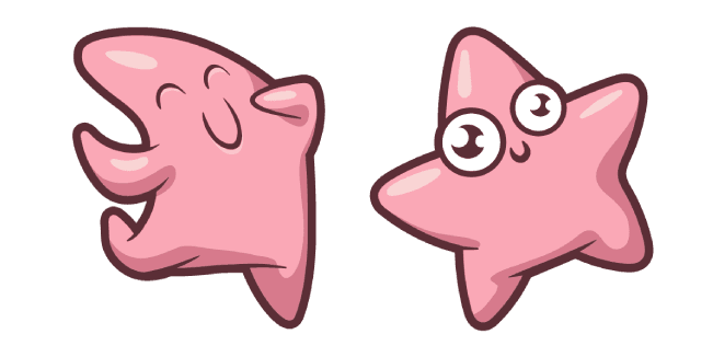 Cute Sea Starcustom cursor pack