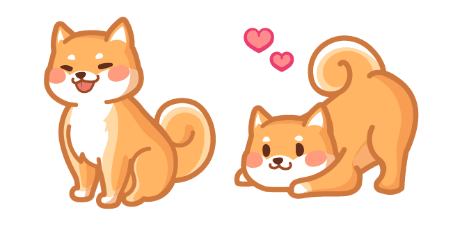 Cute Shiba Inucustom cursor pack