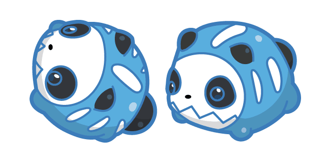 Cute Skeleton Panda Sea Squirtscustom cursor pack