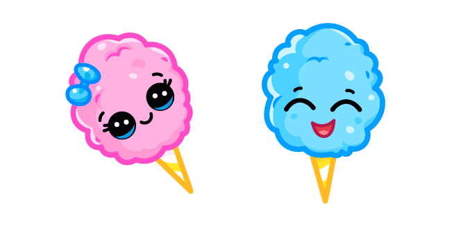 Cute Smiling Cotton Candycustom cursor pack