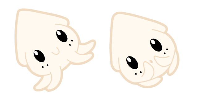 Cute Squidcustom cursor pack