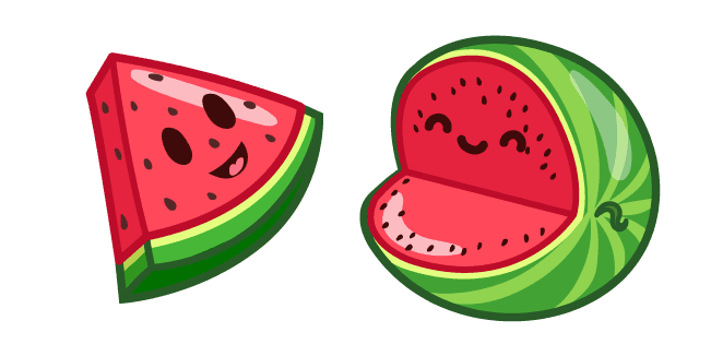 Cute Watermeloncustom cursor pack