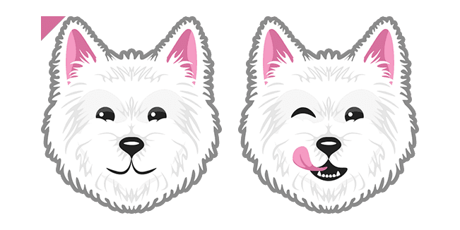 Cute Westie Dogcustom cursor pack