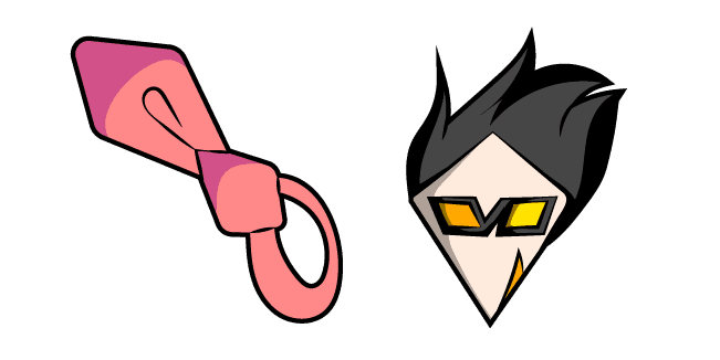 Deltarune Swatch and Pink Tiecustom cursor pack