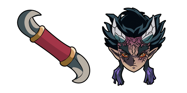 Demon Slayer Zohakuten and Double-Bladed Daggercustom cursor pack