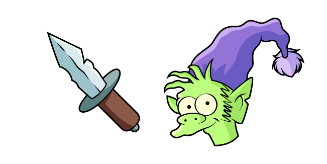 Disenchantment Elfo and Daggercustom cursor pack