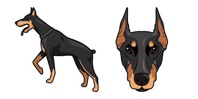 Doberman Dogcustom cursor pack