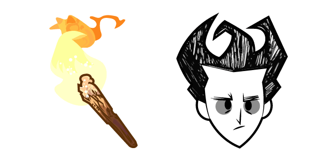 Don't Starve Wilson Percival Higgsburycustom cursor pack